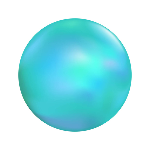 bola de mármol liso ilustración - Vector, imagen