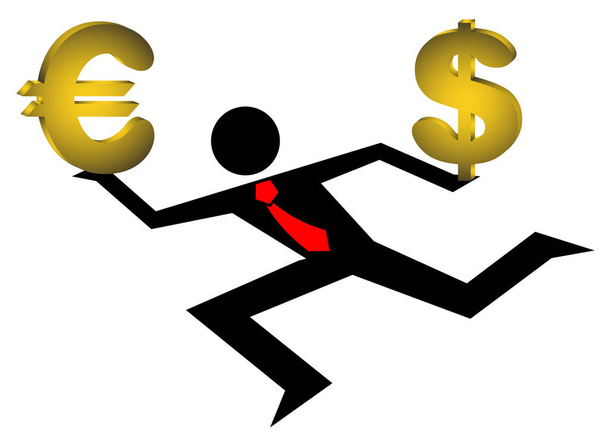 Sticker geld vector illustratie - Vector, afbeelding