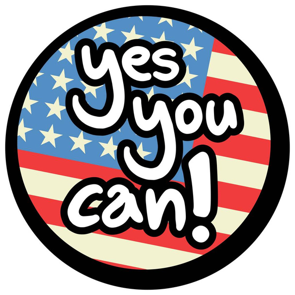 You can, vector motivation background  - Διάνυσμα, εικόνα