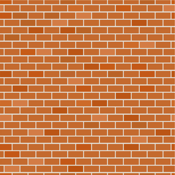 Brick wall background vector illustration - Vector, Image