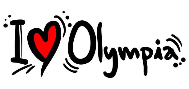 Ολυμπία αγάπη διάνυσμα απεικόνιση  - Διάνυσμα, εικόνα