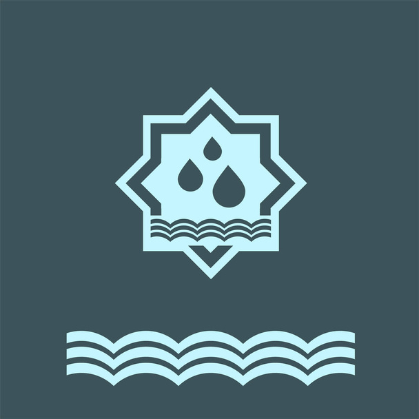 Design dell'icona del bagno arabo - Vettoriali, immagini
