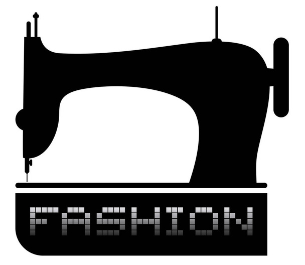 Fashion sewing vector illustration - Vector, Image