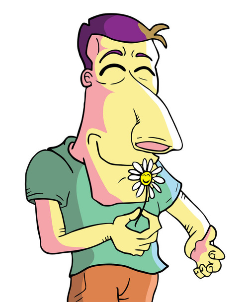 Ilustración vectorial flor olor - Vector, imagen