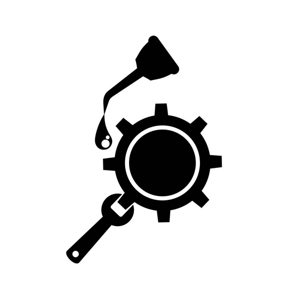 Wartung Tech Symbol Vektor Illustration - Vektor, Bild