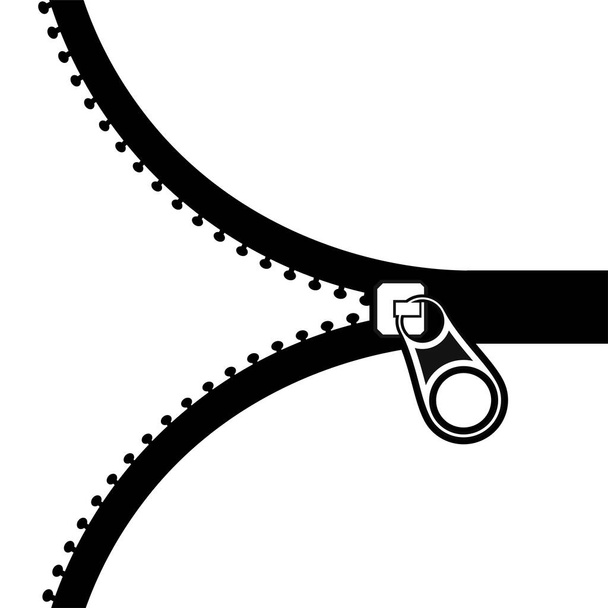 vektorová ilustrace ikony zipu - Vektor, obrázek
