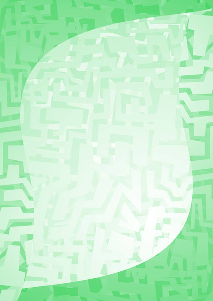 абстрактний фон з зеленим і білим лабіринтом
 - Вектор, зображення
