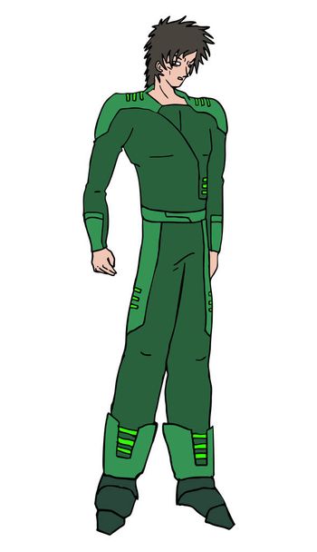 μελλοντική απεικόνιση φορέα στρατιωτικού χαρακτήρα - Διάνυσμα, εικόνα