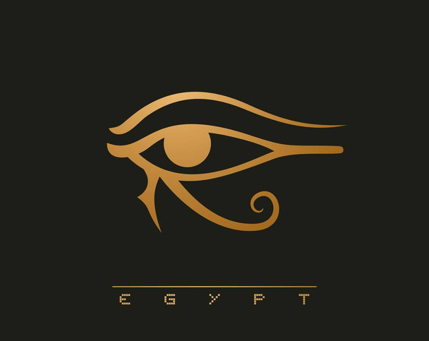 Mısır göz sembolü vektör çizimi - Vektör, Görsel
