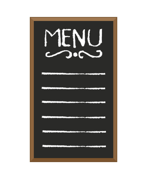 restaurant menu list vector illustration - Vettoriali, immagini