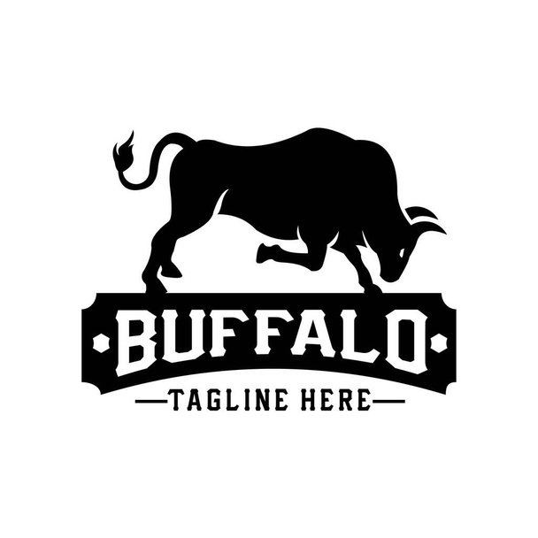 Buffalo exklusive Logo Design Inspiration - Vektor, Bild