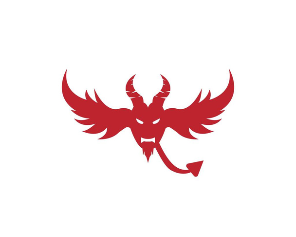 Devil vector icon design illustration logo template - Vector, Image