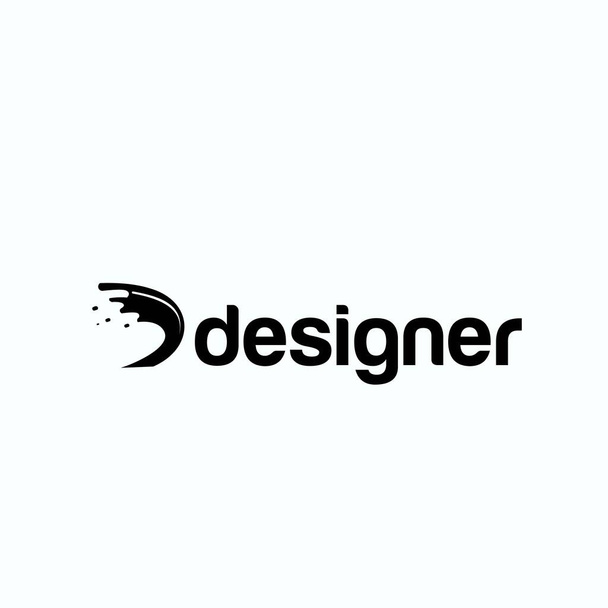 suunnittelija logo design yksinomainen muotoilu inspiraatiota - Vektori, kuva