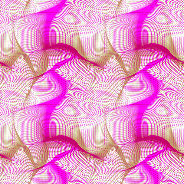 Armoire vectorielle motif répétable de lignes roses et brunes. Texture chaotique abstraite pour la conception de tissu. - Vecteur, image