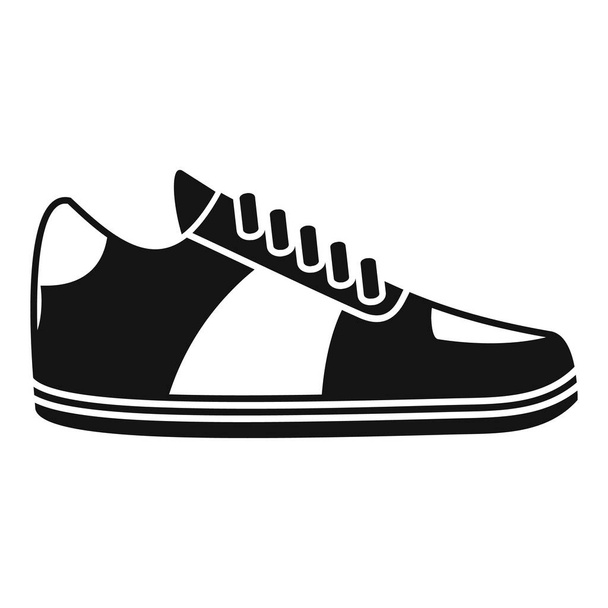 Hurling shoes icon, simple style - Vetor, Imagem