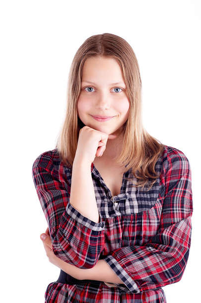 Happy teen girl posing - Foto, imagen