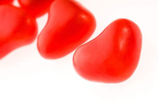 snoepjes in de vorm van harten - Foto, afbeelding