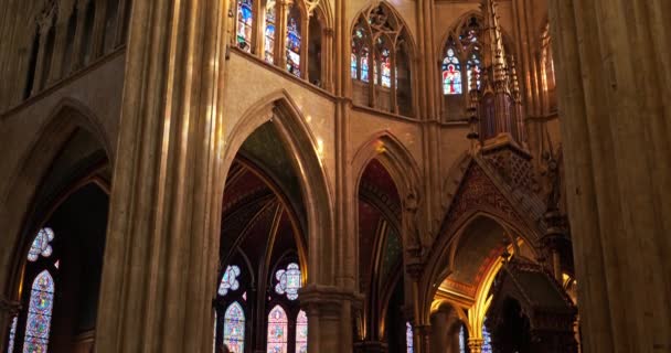 Bayonne, Catedral de Sainte-Marie, departamento de Pirinéus Atlânticos, província basca, França - Filmagem, Vídeo