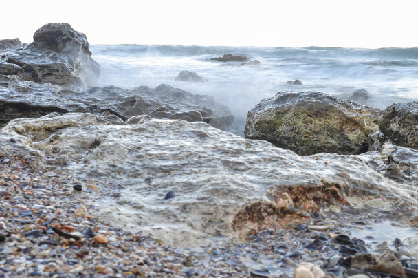 sea landscape. ocean long exposure photography - Valokuva, kuva