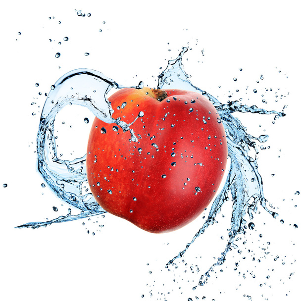 Fresh fruit with water splash - Foto, afbeelding