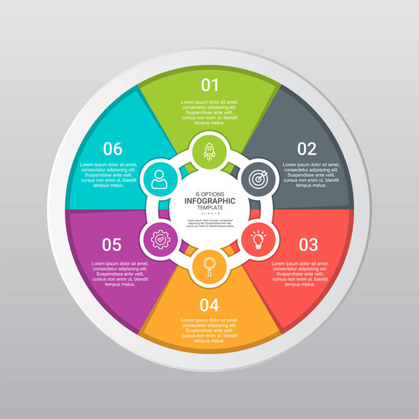 Presentation business infographic template. Vector illustration - Vektor, obrázek