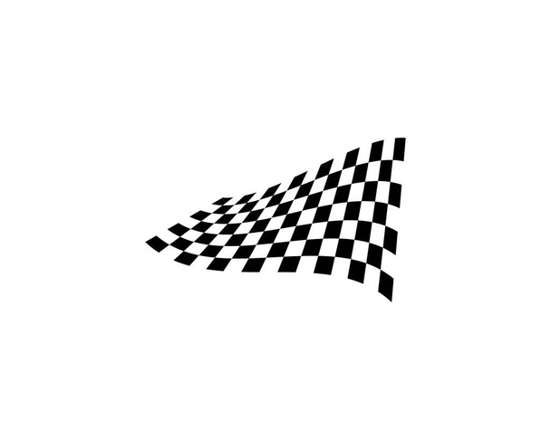 Ilustração do ícone do vetor da raça da bandeira - Vetor, Imagem