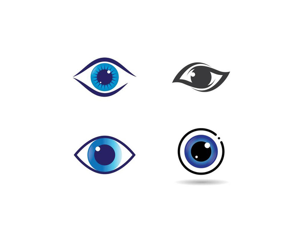 Identidad de marca Diseño del logotipo del vector de cuidado ocular corporativo - Vector, Imagen