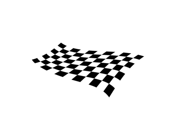 Bandiera gara vettore icona illustrazione design - Vettoriali, immagini