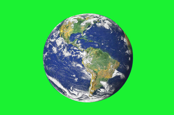 Krásný svět pořízený z space _ element obrázku zdobí NASA s oříznutou cestičkou - Fotografie, Obrázek