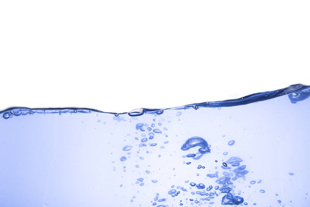 Salpicar superficie de agua azul - Foto, imagen