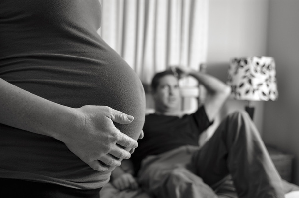 Pregnant woman family issue - Foto, imagen