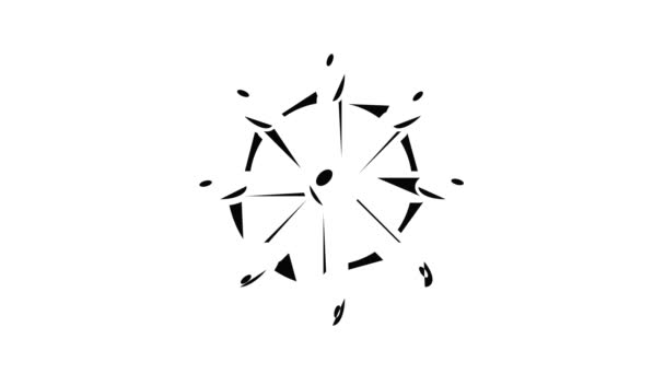 Handwheel icon animation - Πλάνα, βίντεο
