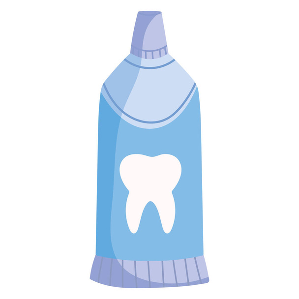 tandpasta tandverzorging - Vector, afbeelding