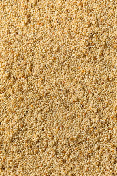 Grano de quinua blanca seca orgánica en un tazón - Foto, Imagen