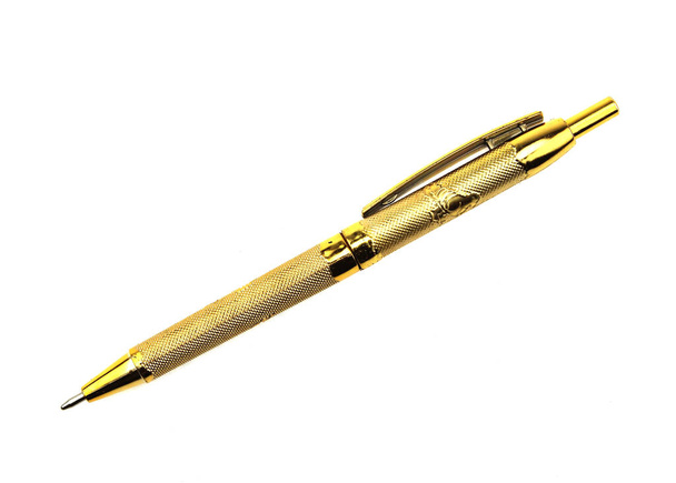 arany toll elszigetelt fehér háttér - Fotó, kép