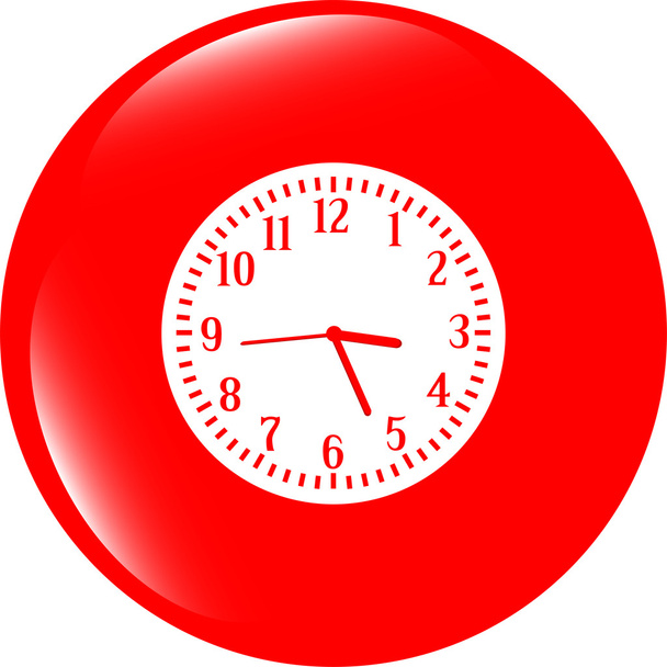 Clock icon button - Foto, Imagem