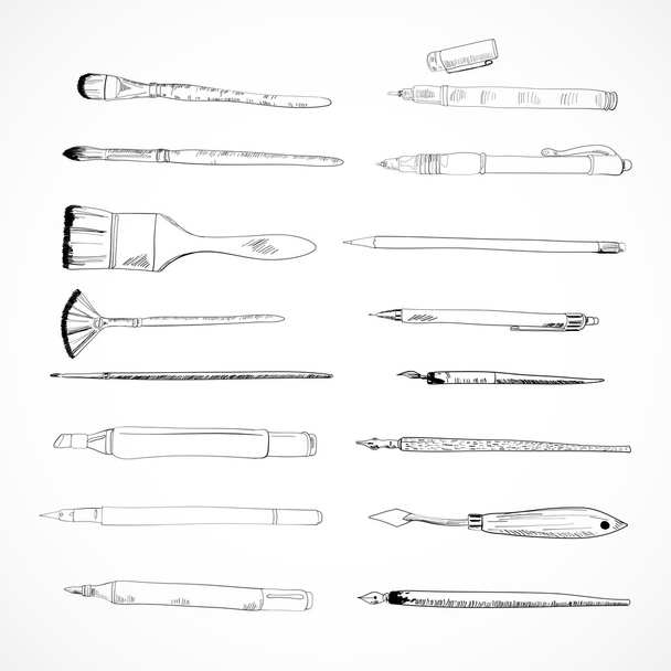 Outils de dessin icônes croquis
 - Vecteur, image