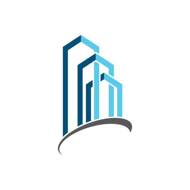 Icono de vector de símbolo de bienes raíces illustratrion - Vector, imagen
