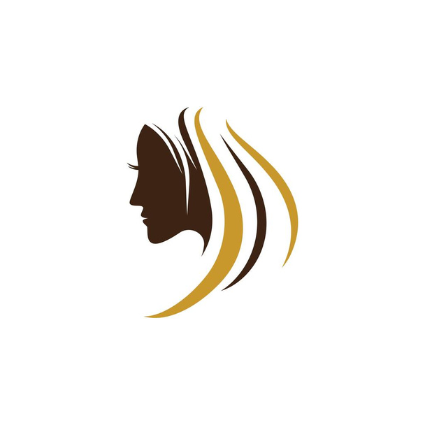 Modello logo parrucchiere icona vettoriale illustrazione design - Vettoriali, immagini