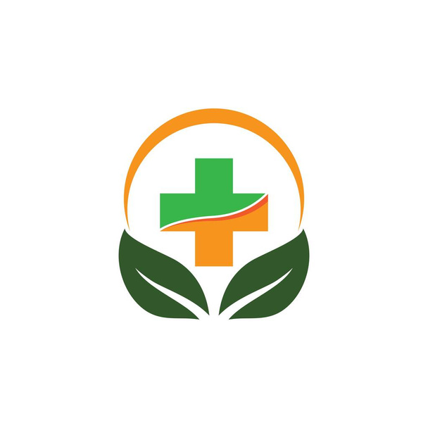 Ιατρικό πρότυπο λογότυπο διανυσματικό εικονίδιο εικονογράφηση σχεδιασμό - Διάνυσμα, εικόνα