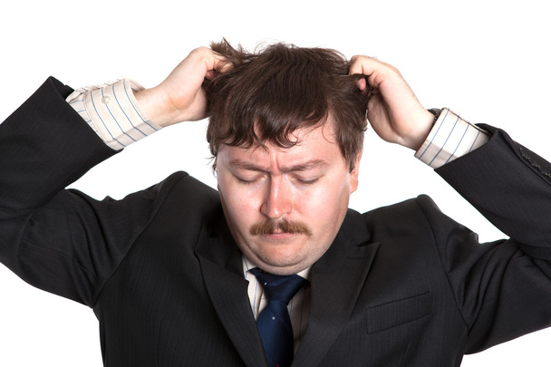businessman in stress - Photo, Image
