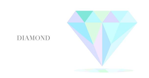  Vektorová ilustrace ikony diamantu - Vektor, obrázek