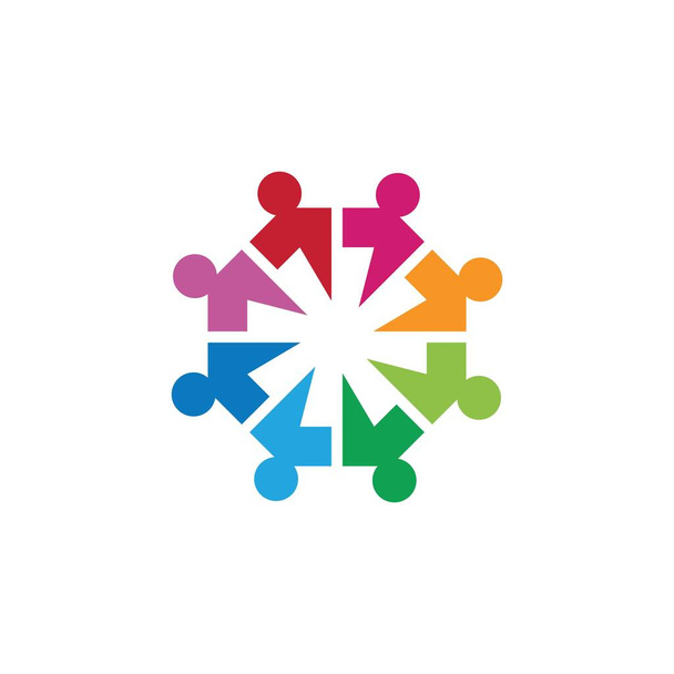 Adoptio ja yhteisöhoidon logo malli vektori kuvake kuvitus suunnittelu - Vektori, kuva