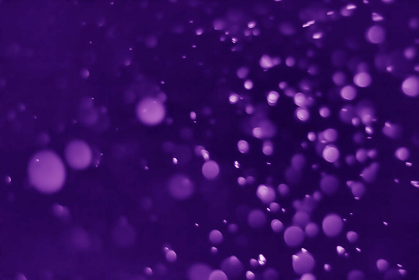 Bokeh púrpura fondo de protones abstracto - imagen - Foto, Imagen