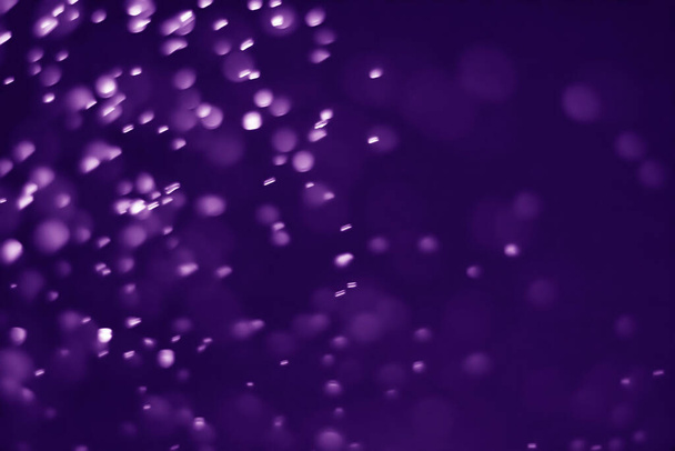 Bokeh purple proton background abstract - Photo, Image