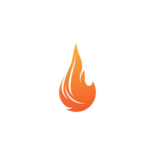 Шаблон логотипу вогню Векторні ілюстрації дизайну
 - Вектор, зображення