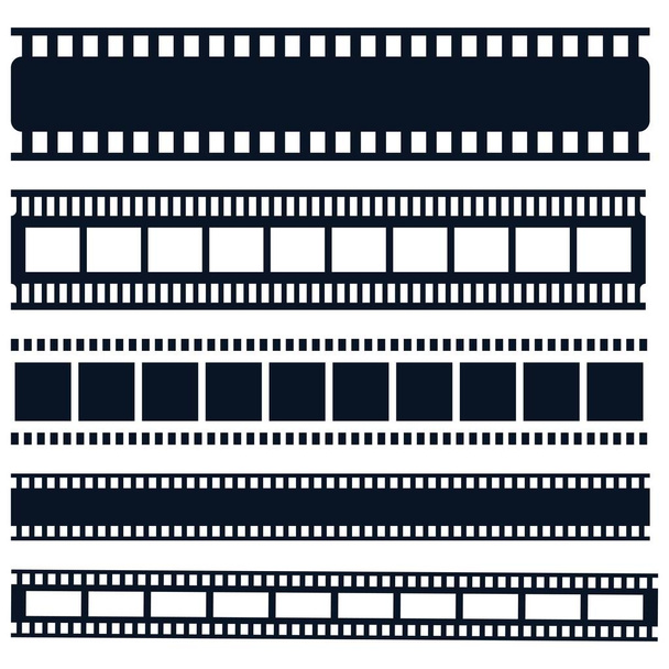 Filmszalag vektor ikon illusztráció tervezés - Vektor, kép