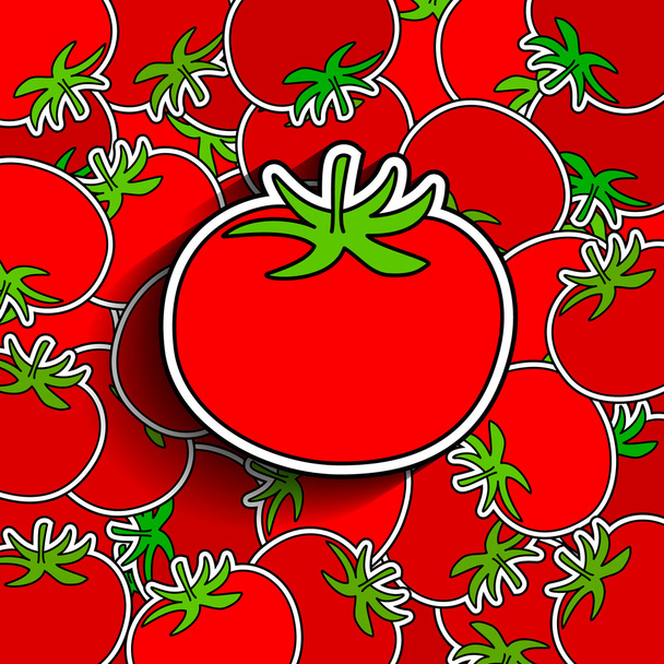 Fondo de tomate
 - Vector, Imagen