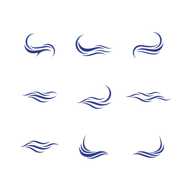 Vague symbole vectoriel icône illustration design - Vecteur, image