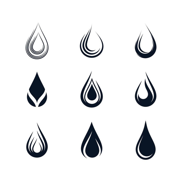 Návrh vektorové ilustrace ikony kapky oleje - Vektor, obrázek